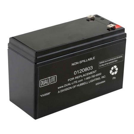 Hubbell Lighting 12V 3.4A Lead Calcium Replacement Battery BATT-12V-7.2AH LEAD CALCIUM